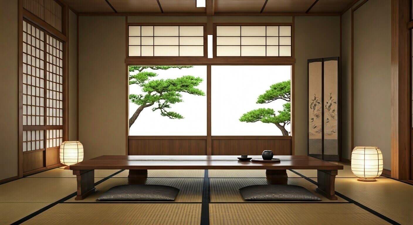 Beautifully designed Japanese interior